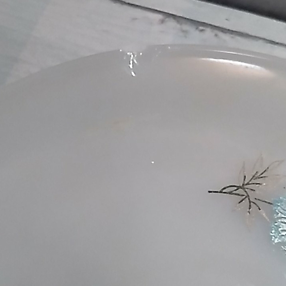 5 vintage Fire King Coffee ☕  saucers Bonnie Blue - Picture 4 of 4